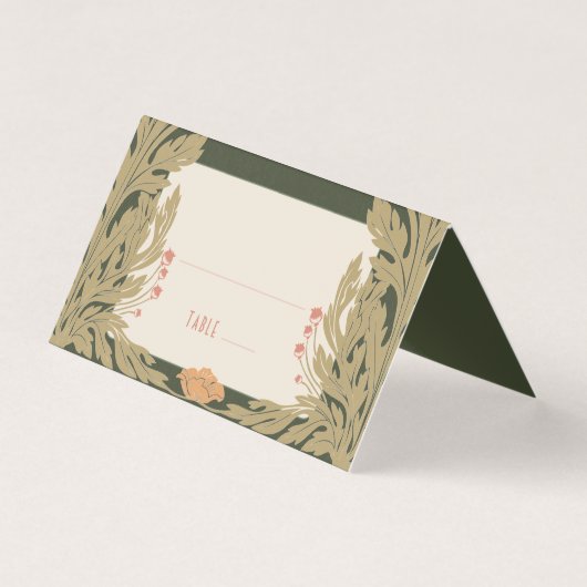 Naam Kaarten Bindtafel  Art Nieuw (Voorkant)