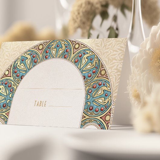 Naam Kaarten Bindtafel  Art Nieuw