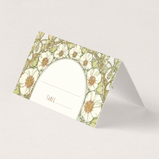 Naam Kaarten Bindtafel  Art Nieuw (Voorkant)