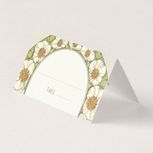 Naam Kaarten Bindtafel Art Nieuw (Voorkant)