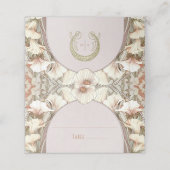 Naam Kaarten Bindtafel  Art Nieuw Plaatskaartje (Buitenkant ongevouwen)