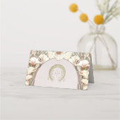 Naam Kaarten Bindtafel  Art Nieuw Plaatskaartje (Achterkant)