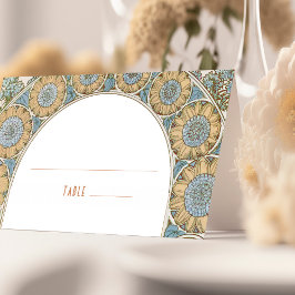 Naam Kaarten Bindtafel  Art Nieuw Plaatskaartje