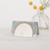 Naam Kaarten Bindtafel  Art Nieuw Plaatskaartje (Voorkant)