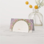 Naam Kaarten Bindtafel  Art Nieuw Plaatskaartje (Voorkant)