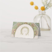 Naam Kaarten Bindtafel Art Nieuw Plaatskaartje (Achterkant)