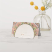 Naam Kaarten Bindtafel Art Nieuw Plaatskaartje (Voorkant)