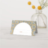 Naam Kaarten Bindtafel  Art Nieuw Plaatskaartje (Voorkant)