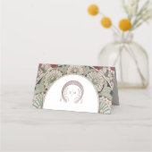 Naam Kaarten Bourgondische Trouwtafel  Plaatskaartje (Achterkant)