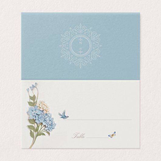 Naam Kaarten Trouwtafel  (Buitenkant ongevouwen)