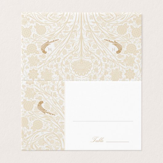 Naam Kaarten Trouwtafel (Buitenkant ongevouwen)