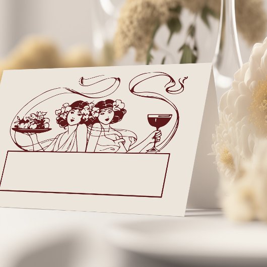 Naam Kaarten Trouwtafel  Plaatskaartje