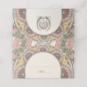 Naam Kaarten Trouwtafel  Plaatskaartje (Buitenkant ongevouwen)