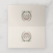 Naam Kaarten Trouwtafel  Plaatskaartje (Binnenkant ongevouwen)