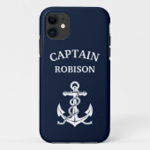 Naam kapitein anker Case-Mate iPhone case (Achterkant)