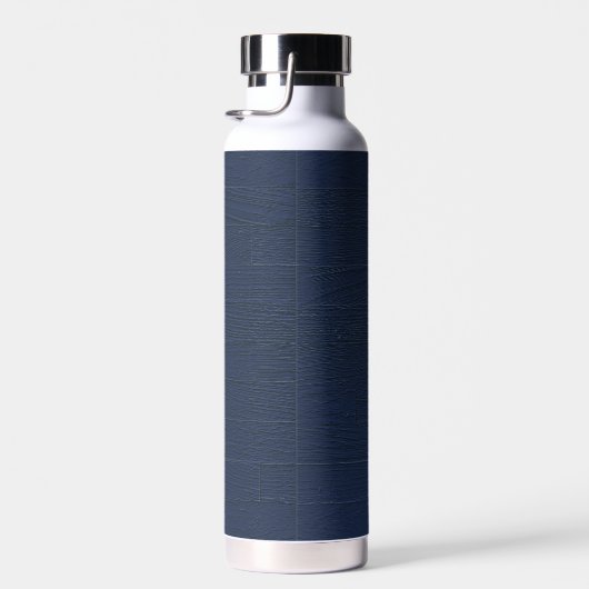 Naam kapitein boot Nautical Anchor Navy Blue Waterfles (Rechts)