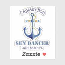 Naam kapitein Bootnaam Authentiek Nautisch Anker