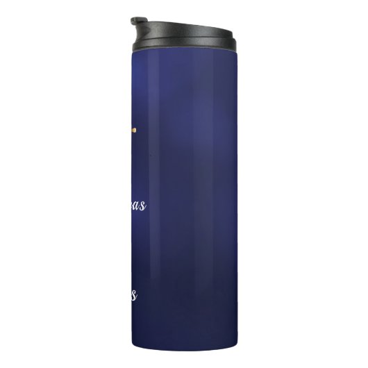 Naam kapitein marineschip thermosbeker (Geroteerd rechts)