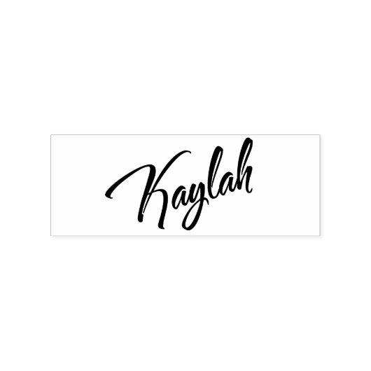 Naam Kaylah Rubberstempel (Afrduk)
