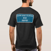 Naam kerkgroet en -usher t-shirt (Achterkant)