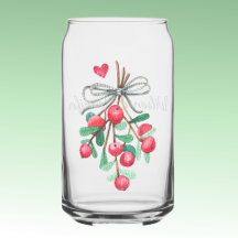 Naam, Kerst Waterverf Mistletoe & Bessen 16oz
