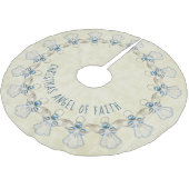 Naam: Kerstangel van Faith Blue/Cream Kerstboom Rok (Gekanteld)