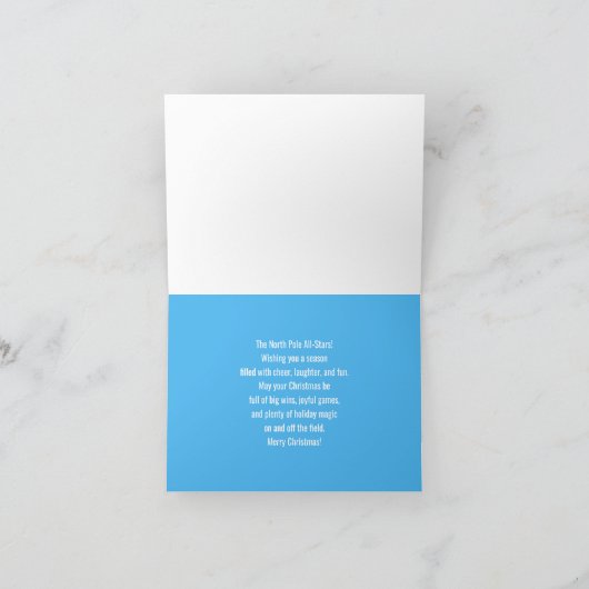 Naam Kerstballen in Santa's Pet Riddle Kaart (Binnen)