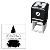 Naam kerstboom  zelfinktende stempel (In situ)