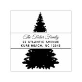 Naam kerstboom  zelfinktende stempel (Design)