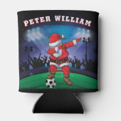 Naam kerstcadeautje aanpassen blikjeskoeler (Achterkant)