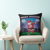Naam kerstcadeautje aanpassen kussen (Stoel)