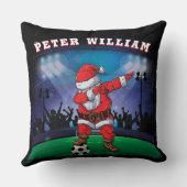 Naam kerstcadeautje aanpassen kussen (Achterkant)