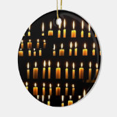 Naam - kerstkaarsdecoraties keramisch ornament (Links)