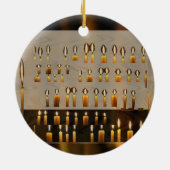 Naam - kerstkaarsdecoraties keramisch ornament (Achterkant)