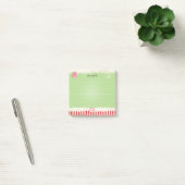 Naam: Kerstmis Elf Green Holiday Peppermint Fun Post-it® Notes (Kantoor)