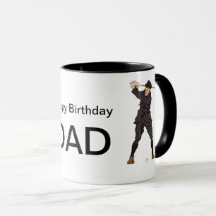  naam  kijk Golfer Golf Mok