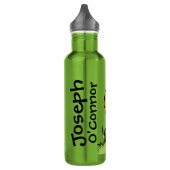 Naam kind leeuw oranje gele drinken flesje waterfles  (Links)