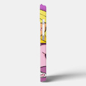 Naam kind meisje blonde knuiken roze paars Case-Mate iPhone case (Achterkant / Links)