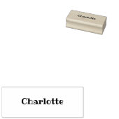 Naam kind, terug naar school, schoolbenodigdheden, rubberstempel (Gestempeld)