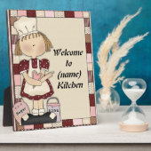 Naam Kitchen Plaque toevoegen Fotoplaat (Zijkant)