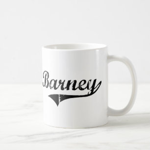 Naam klassieke barney-stijl koffiemok