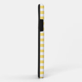 Naam/ Klassieke Gele & Witte Stripes Case-Mate iPhone Case (Achterkant/rechts)