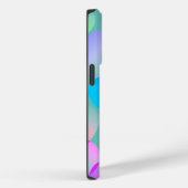 Naam Kleurrijke Gliding Hearts, Blauwgroen Case-Mate iPhone Case (Achterkant / Rechts)