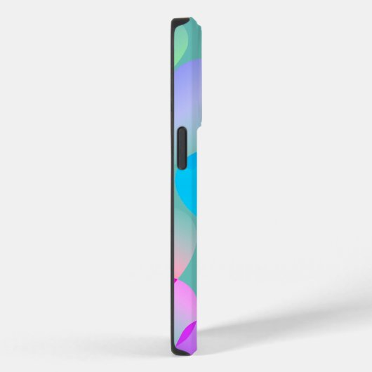 Naam Kleurrijke Gliding Hearts, Blauwgroen Case-Mate iPhone Case (Achterkant / Rechts)