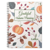 Naam, Kleurrijke Herfst Journaling Notitieboek 6.5 (Voorkant)