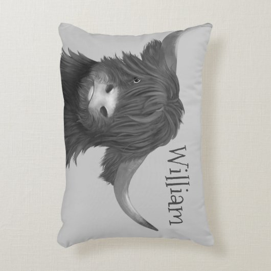 Naam Koe Accent Kussen (Voorkant(Verticaal))