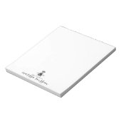 Naam koningin bijen Logo, handgeschreven script Notitieblok (Linkerzijde)