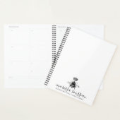Naam koningin bijen Logo, handgeschreven script Planner (Display)