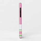 Naam kralen lint roze groen wit Case-Mate iPhone case (Achterkant/links)
