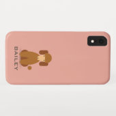  naam | Kute poelhond Case-Mate iPhone Case (Achterkant (horizontaal))